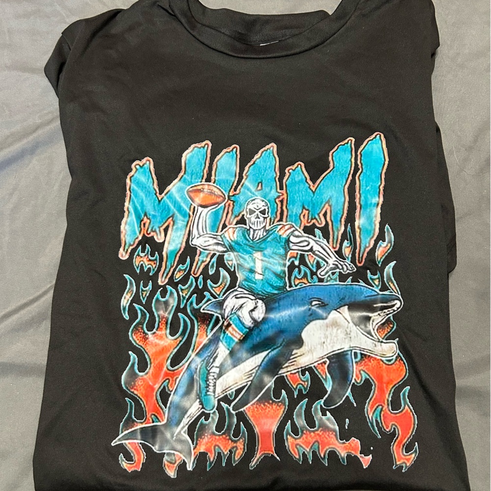 Miami Dolphins Skeleton Tee